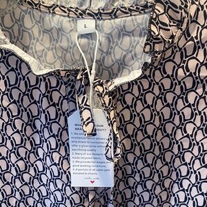 Chic Black and Taupe Patterned Dress